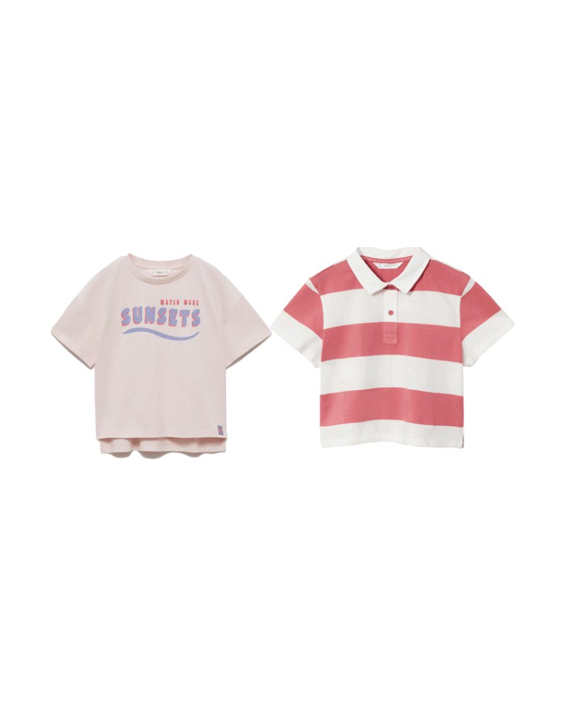 Girls' Printed Jersey Dress